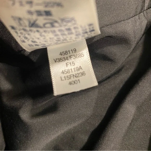 Lands' End Black Squall Parka Down Coat with Faux Fur Trim. - Picture 8 of 8